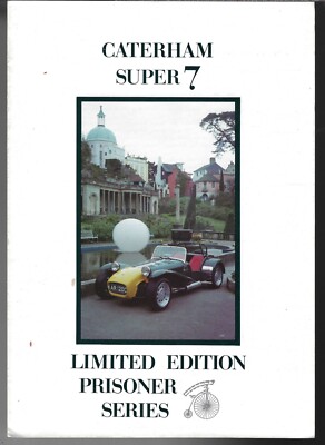 Caterham Super 7 Prisoner Series Limited Edition 1989-1990 UK Market Brochure