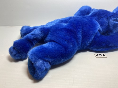 TY BEANIE BUDDY 1998 ROYAL BLUE PEANUT THE ELEPHANT w/ EAR TAG - (ERROR) - RARE - Picture 5 of 11
