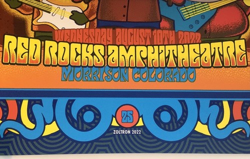 South Park 25th Poster 2022 Red Rocks Night 2 Zoltron Primus Ween 133/550 - Bild 2 von 8