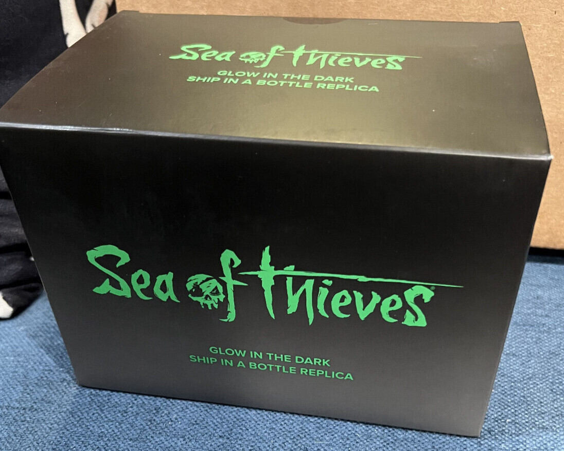 Sea of Thieves Loot Crate Glow in the Dark Ship in a Bottle eBay