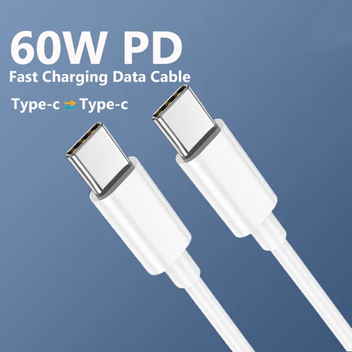3Pack Lot 60W USB-C To USB-C Cord Type C PD Fast Charger For Samsung iPHONE 15 - Picture 2 of 8