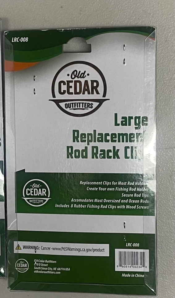 Негабаритный резиновый зажим упаковка из 8 рыболовных зажимов замены удочки стойки зажимы - Изображение 2 из 3