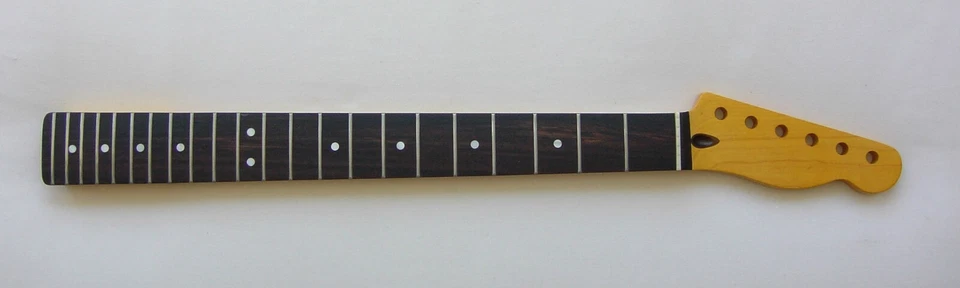 Cuello TELECASTER / 43 mm de ancho/MOP / Jumbo mediano con tuerca de hueso Warmoth (se adapta a Fender TELE Foto 4 de 4