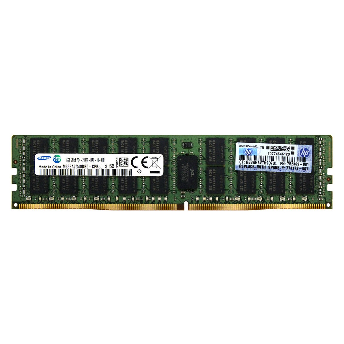 HP 16GB DDR4-2133 RDIMM 726719-B21 726719-S21 774172-001 752369 