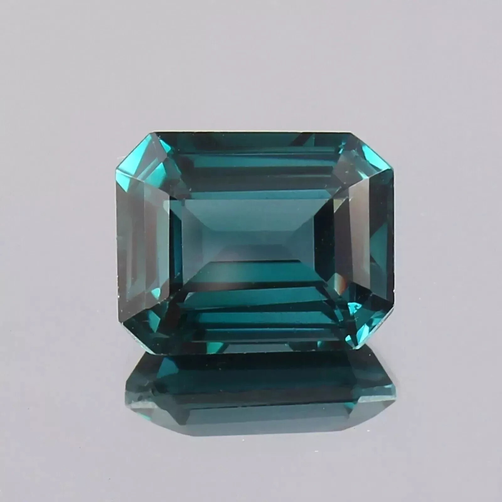 Natural 10-12Ct Certified Bluish Green Sapphire Emerald Loose Gemstone