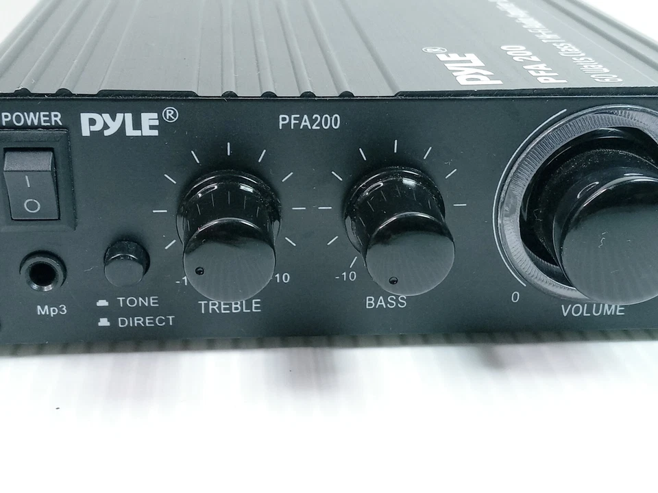 Pyle PFA200 Tiny Class T Amplifier 60 Watts / Console Only - TESTED - Image 3 of 4