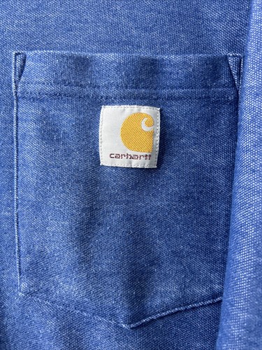 Polo Carhartt vestibilità originale blu manica corta da uomo XL - Foto 6 di 18