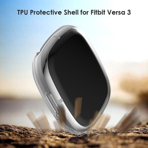 All Inclusive TPU Smart Watch Protective Frame for Fitbit Versa 3/Fitbit Sense - Photo 15 sur 15