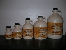 100% Pure Wisconsin Maple Syrup Grade A Medium Amber  