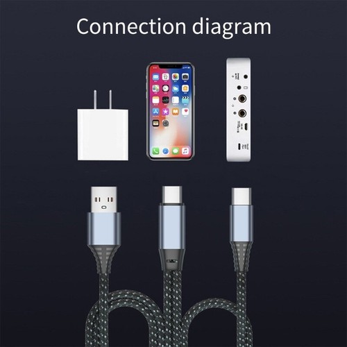 Type C Sound Card Converters for Music and Live Streaming with USB Quick - Afbeelding 6 van 10