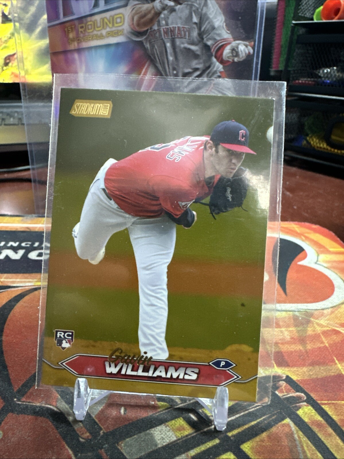 2024 Gavin Williams RC Topps Stadium Club #251 Gold Foil Rookie - Guardians