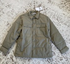 New zara boys light khaki padded overshirt Jacket Coat size 10