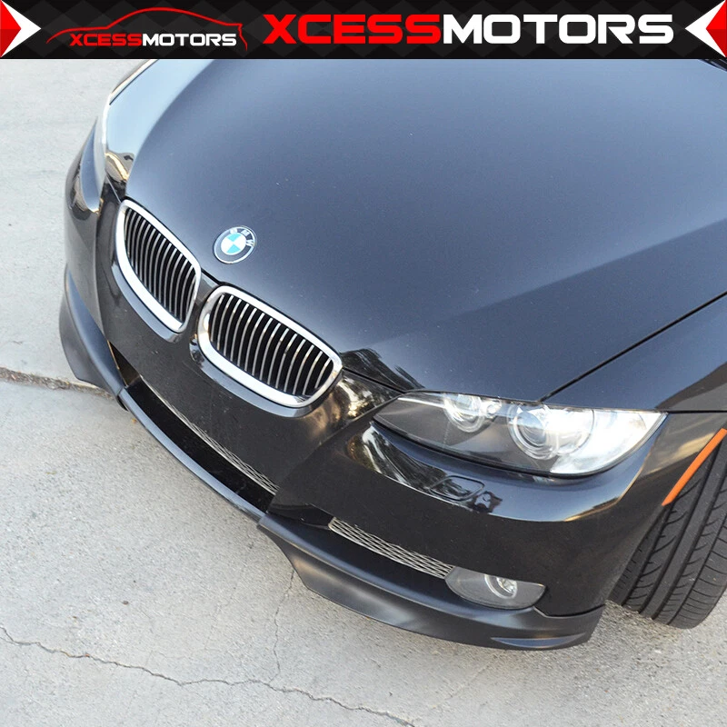 Fits 07-10 BMW E92 328i 335i Pre-LCI OE Style Front Bumper Lip Chin Splitters PP - Изображение 3 из 4