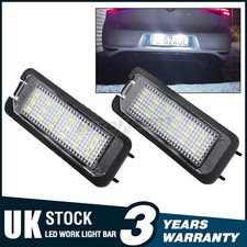 For VW Golf GTI R R32 Golf 5 6 7 Error-Free LED White Licence Number Plate Light