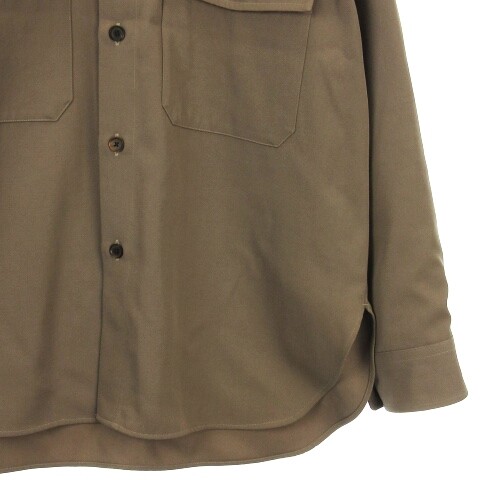 auralee wool max gabardine shirts