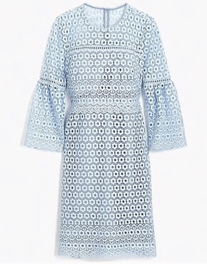 floral lace trim midi dress Women's Floral Lace Trim Ribbon Strap Midi Sun Dress main image 1