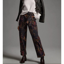 Anthropologie Farm Rio Tie-Waist Pants XS NEW