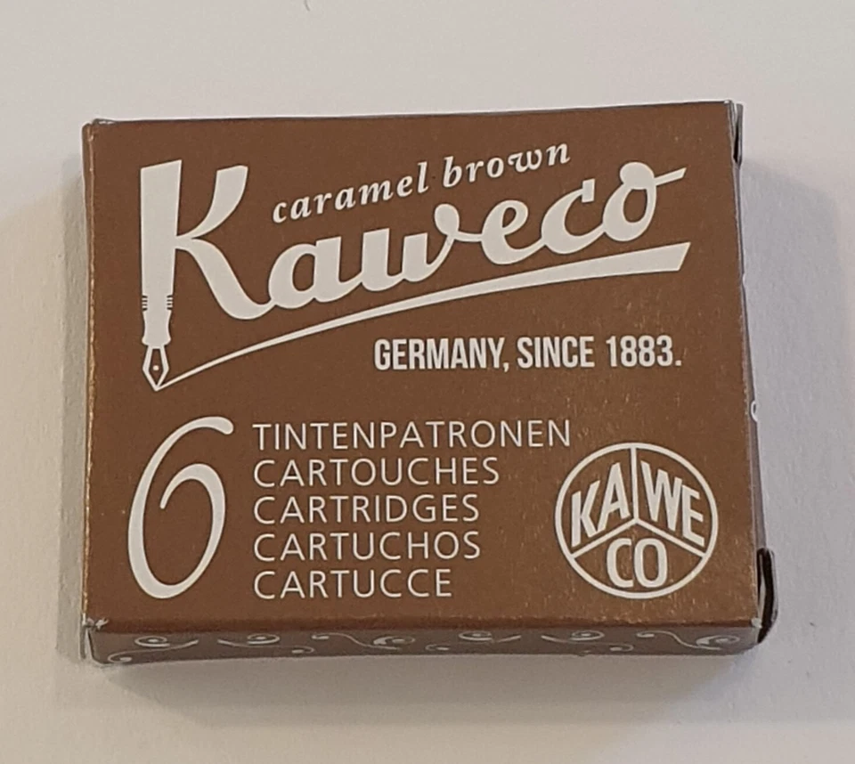 Kaweco Tintenpatronen caramel brown 6-er