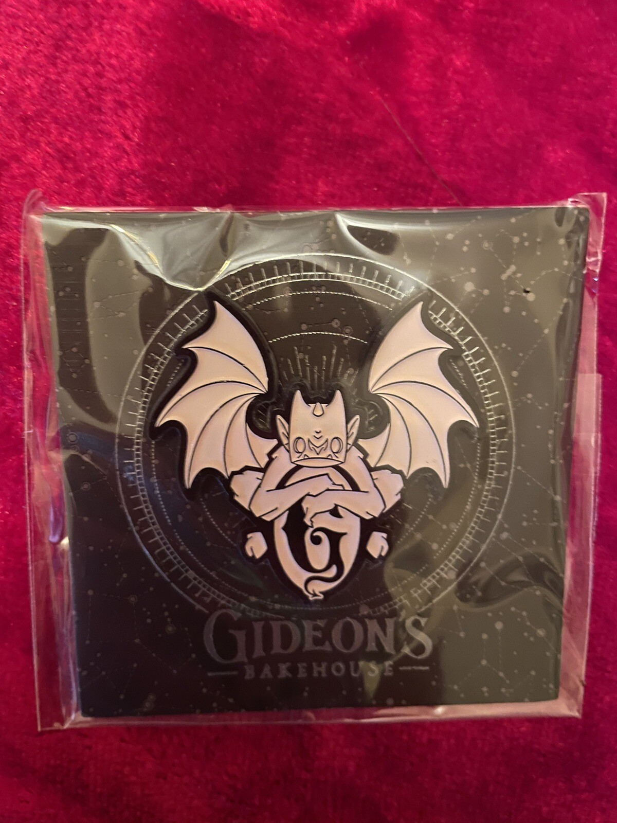 Gideon's Bakehouse Pink Glow In The Dark Gargoyle Pin (Sold Out)