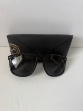 Ray-Ban Boyfriend Sunglasses RB4147 Unisex Black Frame 60mm Lens Authentic Italy