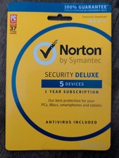Symantec Norton Security Deluxe - 1 Year Subscription 5 Devices