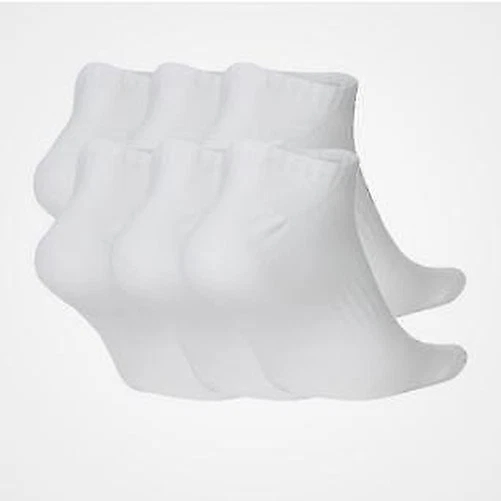 Nike Unisex Fantasmas Socken Everyday Leicht 6 Paar Weiß/Schwarz 100