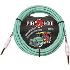 Pig Hog Instrument Cable 20 ft. Seafoam Green