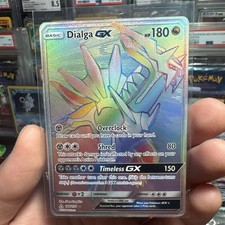 2018 Pokémon Dialga GX (Secret Rare) 164/156 Sm-Ultra Prism Holo MP