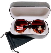 Ladies Butterfly Style Sunglasses With Copper Frame and Gradient Copper Lenses.