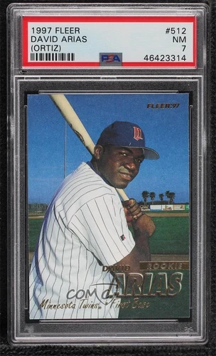 1997 Fleer David Arias David Ortiz #512 PSA 7 Rookie RC HOF
