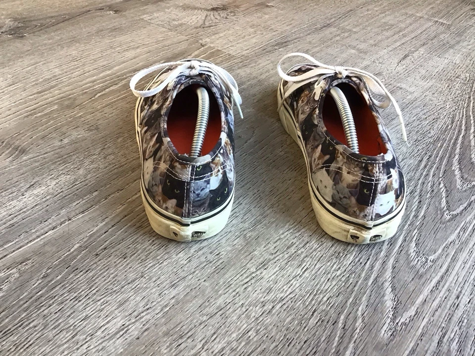 Tenis unisex con cordones estampados VANS ASPCA gatos gatitos para mujer talla 8 para hombre 6,5 Foto 3 de 4