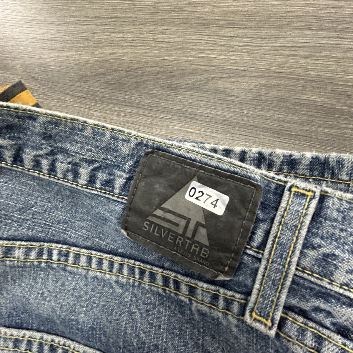 USA製Levi's SILVERTAB baggy mega wide 90's Levi's SilverTab デニムパンツ 
