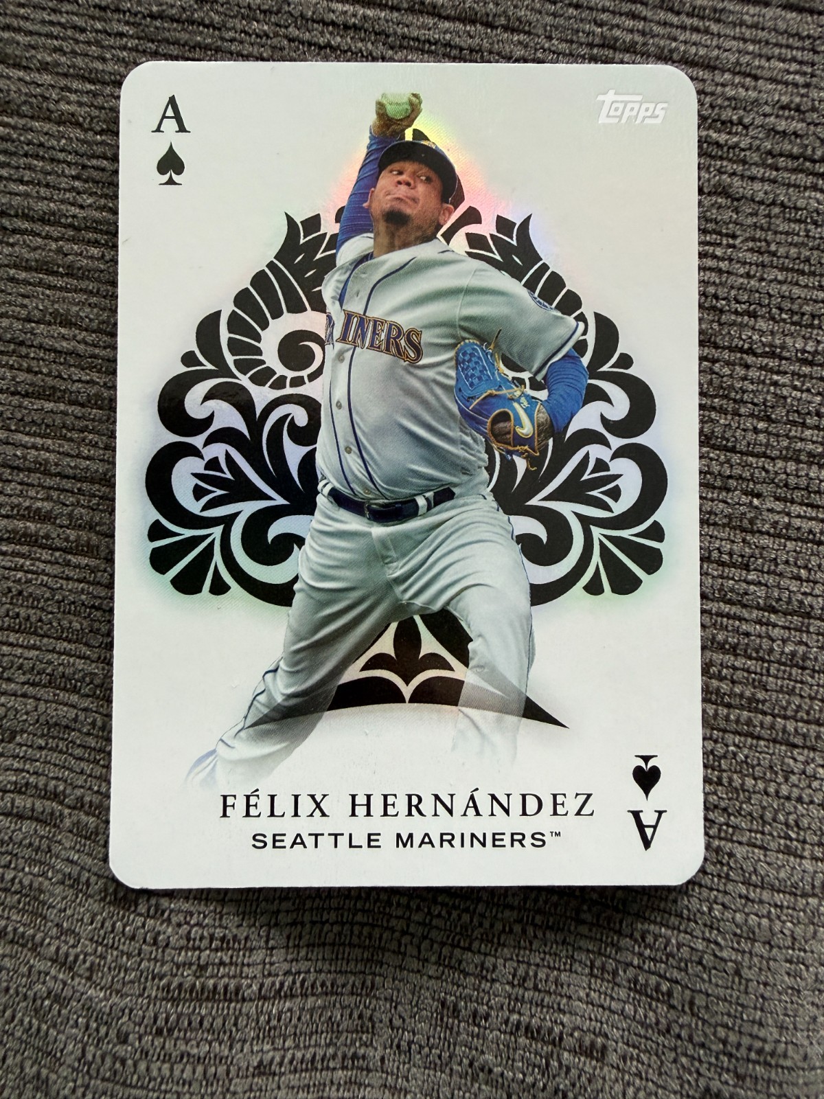 2023 topps all aces felix hernandez curved edges mint