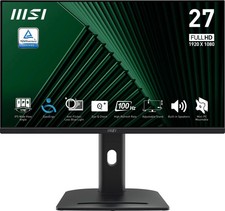 New MSI PRO 27" MP275PG FHD 100Hz Adaptive Sync IPS Monitor Black