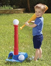 LITTLE TIKES TOTSPORTS T-BALL SET 11" WIDE 22" HIGH 611957P1 - RED/BLUE