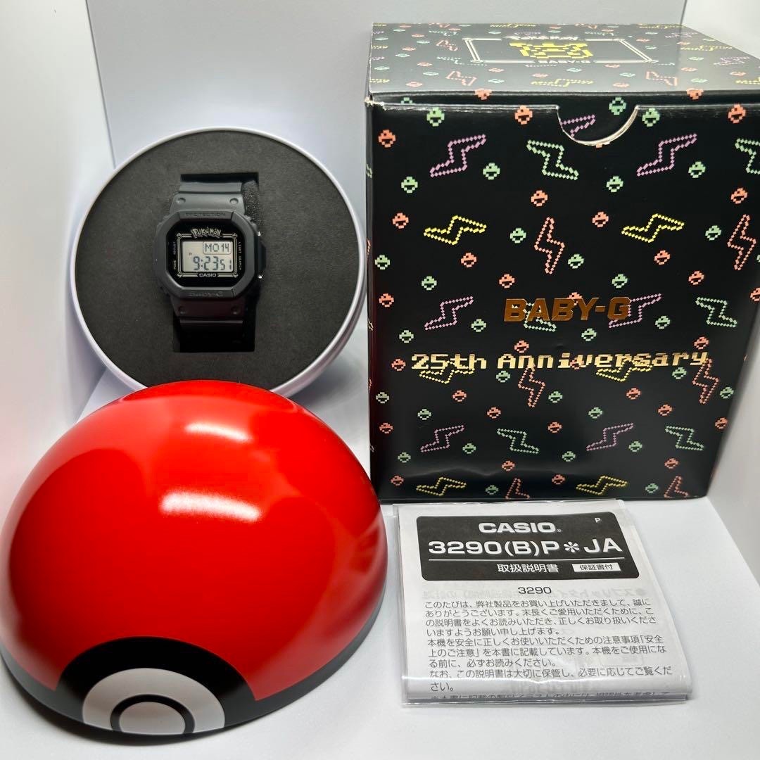 【限定品】CASIO BABY-G ポケモン25thコラボモデル G-SHOCK POKEMON Pikachu BABY-G 25th Anniversary Collaboration Model