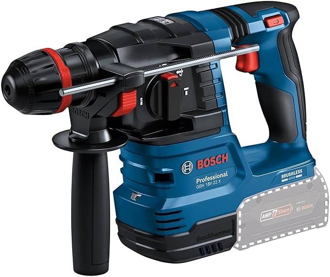 Kit 3 Utensili Bosch a Batteria Trapano Avvitatore GSB 18V-65 Tassellatore GBH 1 foto 5