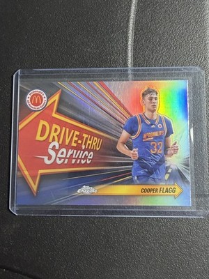 Topps Chrome McDonald's All American Cooper Flagg Drive Thru Refractor DTS-COF