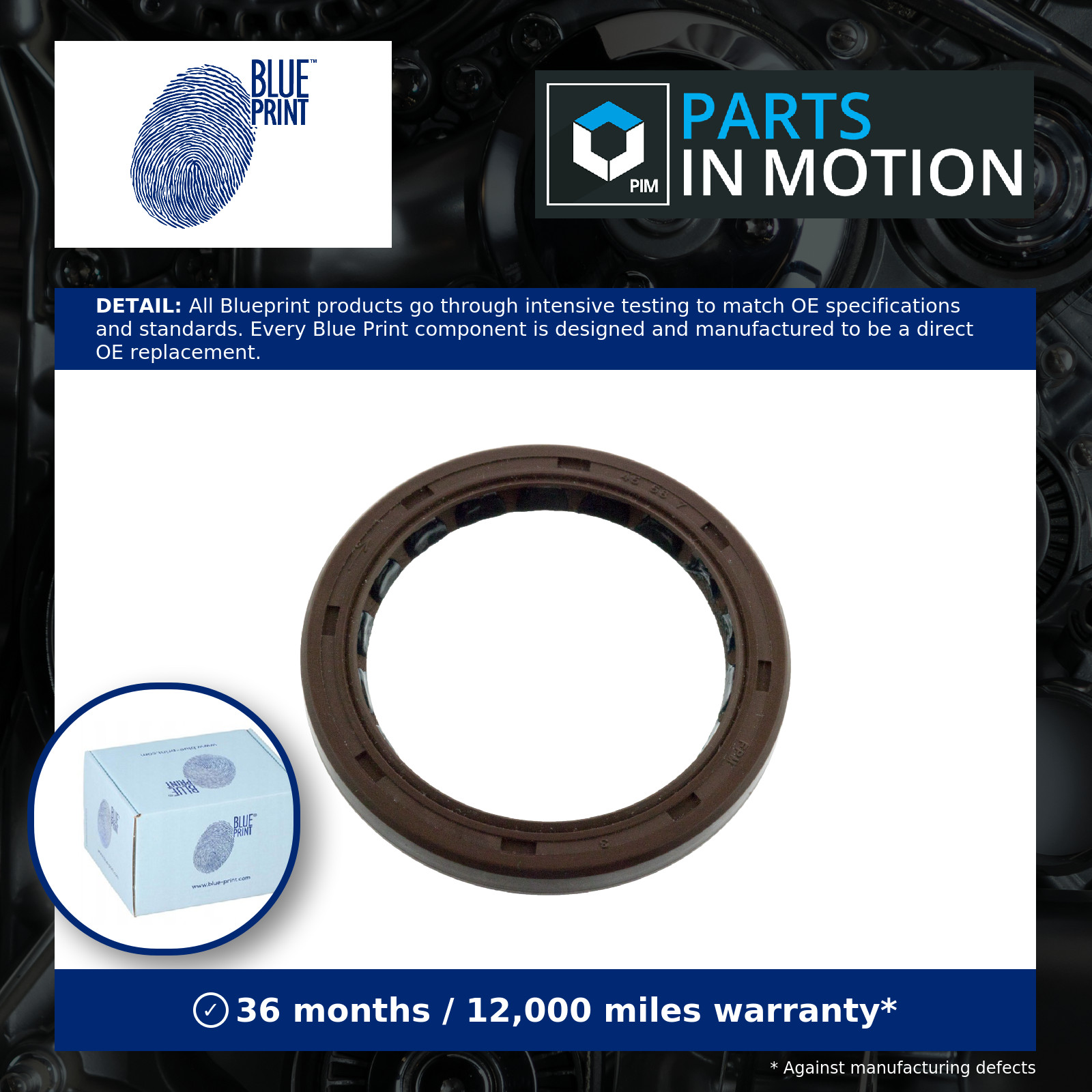 Blue Print Car Crankshaft Seal for Nissan ADN16147 - Image 6