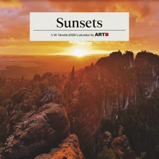 2026 Sunsets Mini Wall Calendar