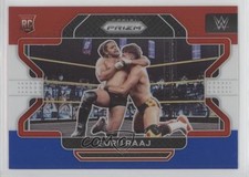 2022 Panini Prizm WWE Red White & Blue Prizm Guru Raaj #58 0o6v
