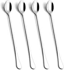 Long Handle Stainless Steel Spoons for Stirring and Drinks