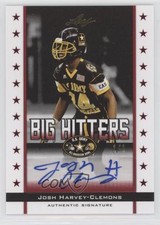 2012 Leaf US Army All-American Bowl Red 1/1 Josh Harvey-Clemons #BH-JHC Auto 5s3