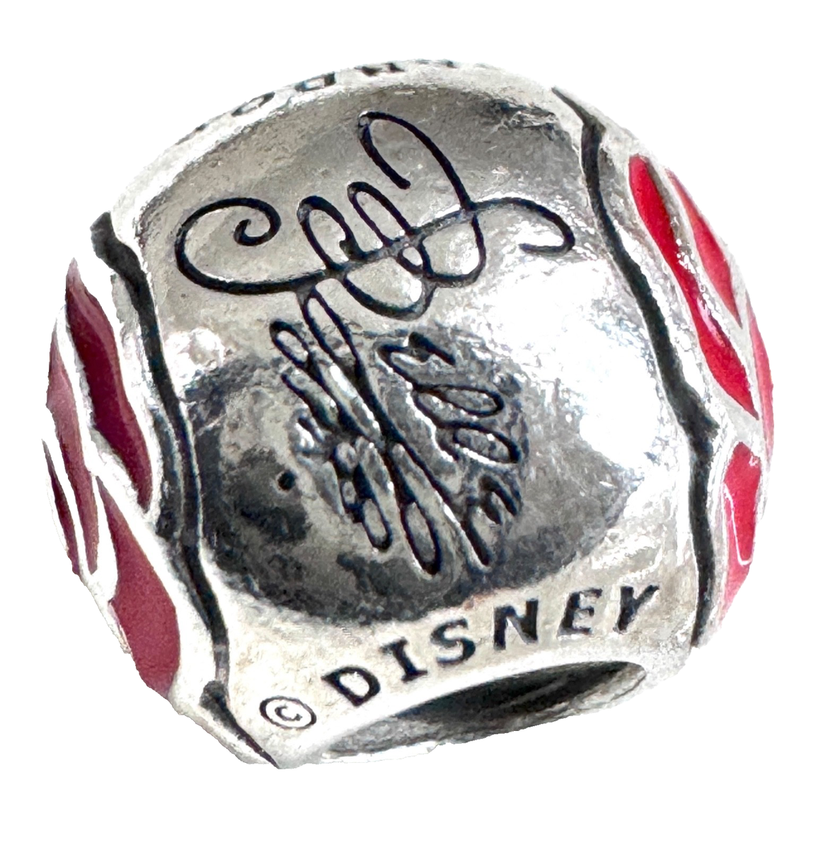 PANDORA Disney BELLE ENCHANTED ROSE Red BEAUTY & THE BEAST Charm