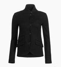 Rag Bone Women's Black 100 Wool Japanese Fabric Tailored Blazer Size 6