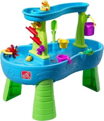 Toddler Water Table, Step2 Rain Showers Splash Pond Outdoor Kids Play Table