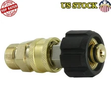 Pressure Washer Conversion Kit Quick Connect 5000PSI Durable Brass Fittings New