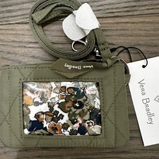 Vera Bradley Ultralight Zip ID case with matching lanyard NWT