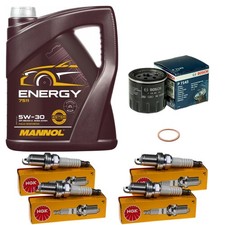Inspektionspaket 5L Energy 5W-30 für VW T-ROC 1.5 TSI Golf VII T-Cross Skoda