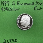 1997 S Roosevelt Dime 10c Gem DCam Proof 90% Silver